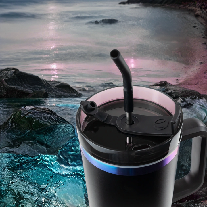 40oz Powder Coated Traveler Tumbler