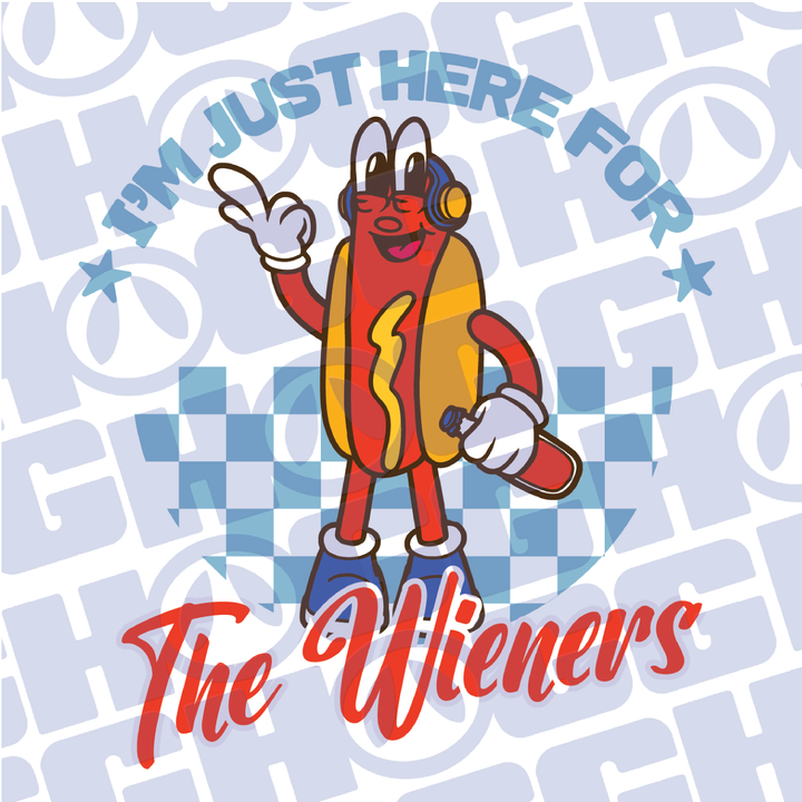 Multi Product Use - Digital Sublimation Designs - Fourth of July — Retro Funny Hot Dog