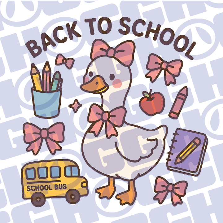 Multi Product Use - Digital Sublimation Designs - Back to School Teachers — Coquette School Goose
