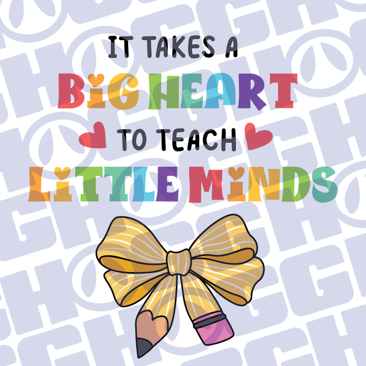 Multi Product Use - Digital Sublimation Designs - Back to School Teachers — Big Heart Teacher