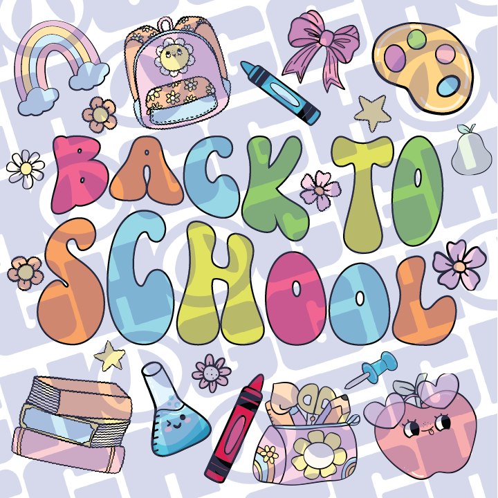 Multi Product Use - Digital Sublimation Designs - Back to School Teachers — Groovy Back to School