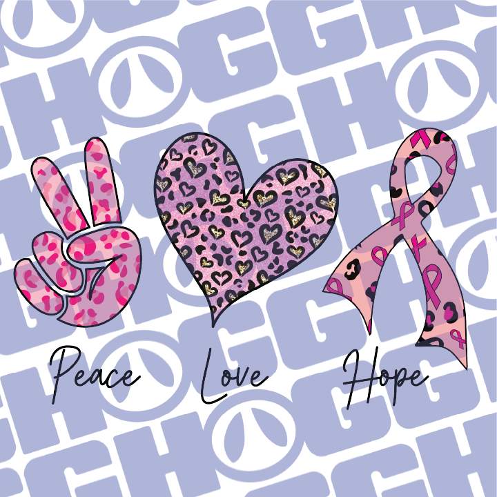 Multi Product Use - Digital Sublimation Designs - Breast Cancer Awareness — Peace Love Hope