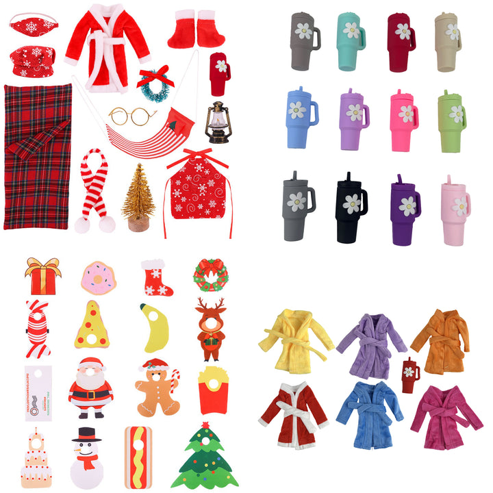 Fashion & Accessories for Your Festive Elf Friend - front view | sublimation blank