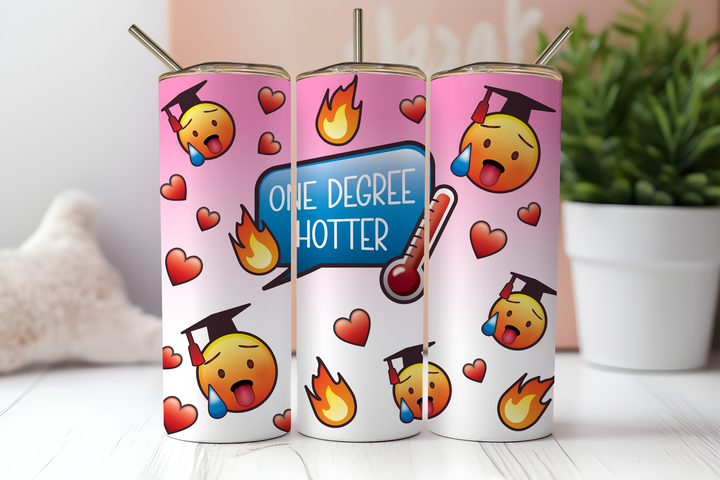 Digital Sublimation Designs - Graduation Tumbler Wraps — 20oz Skinny — One Degree Hotter