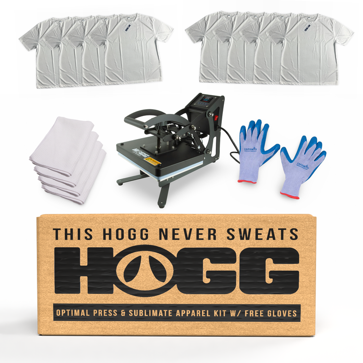 Optimal Press & Sublimate Apparel Kit W/ Free Gloves | Sublimation Press Kit