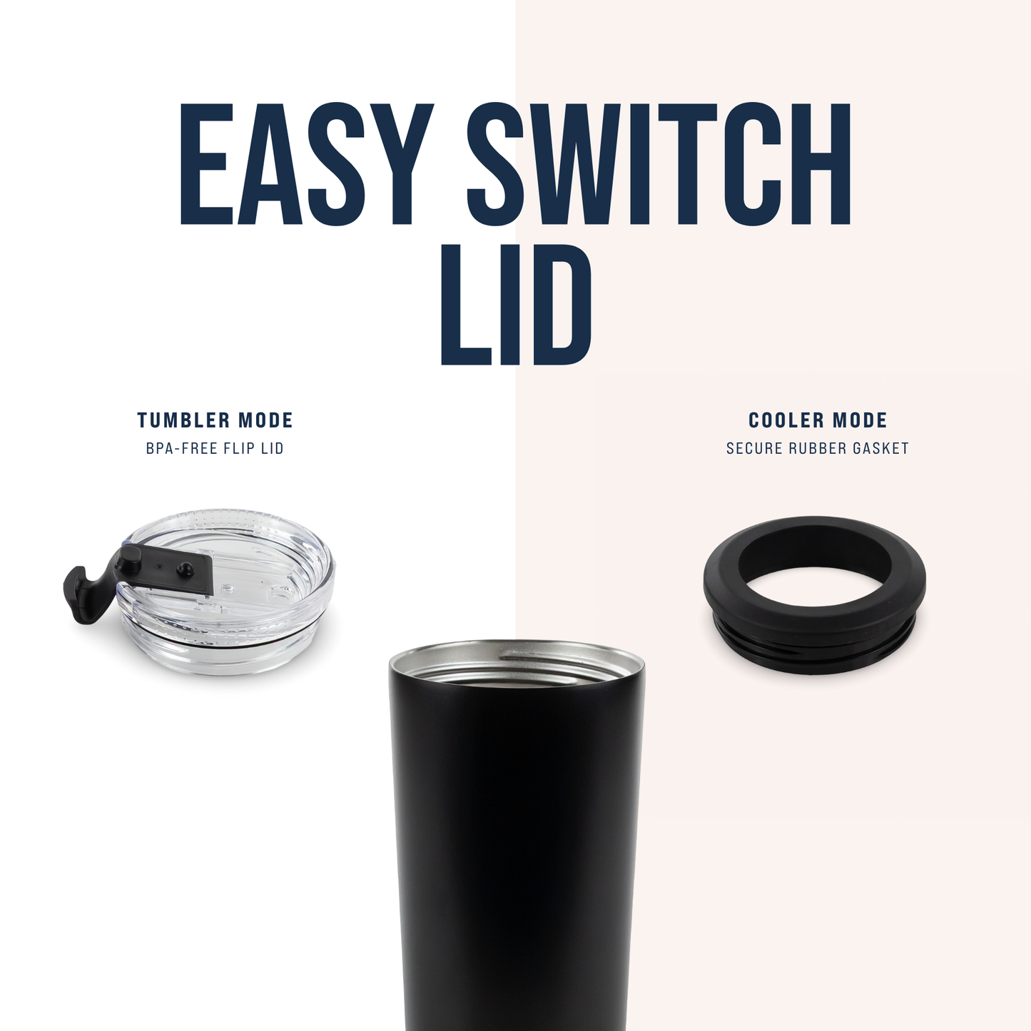 4 in 1 POWDER COATED CAN COOLER