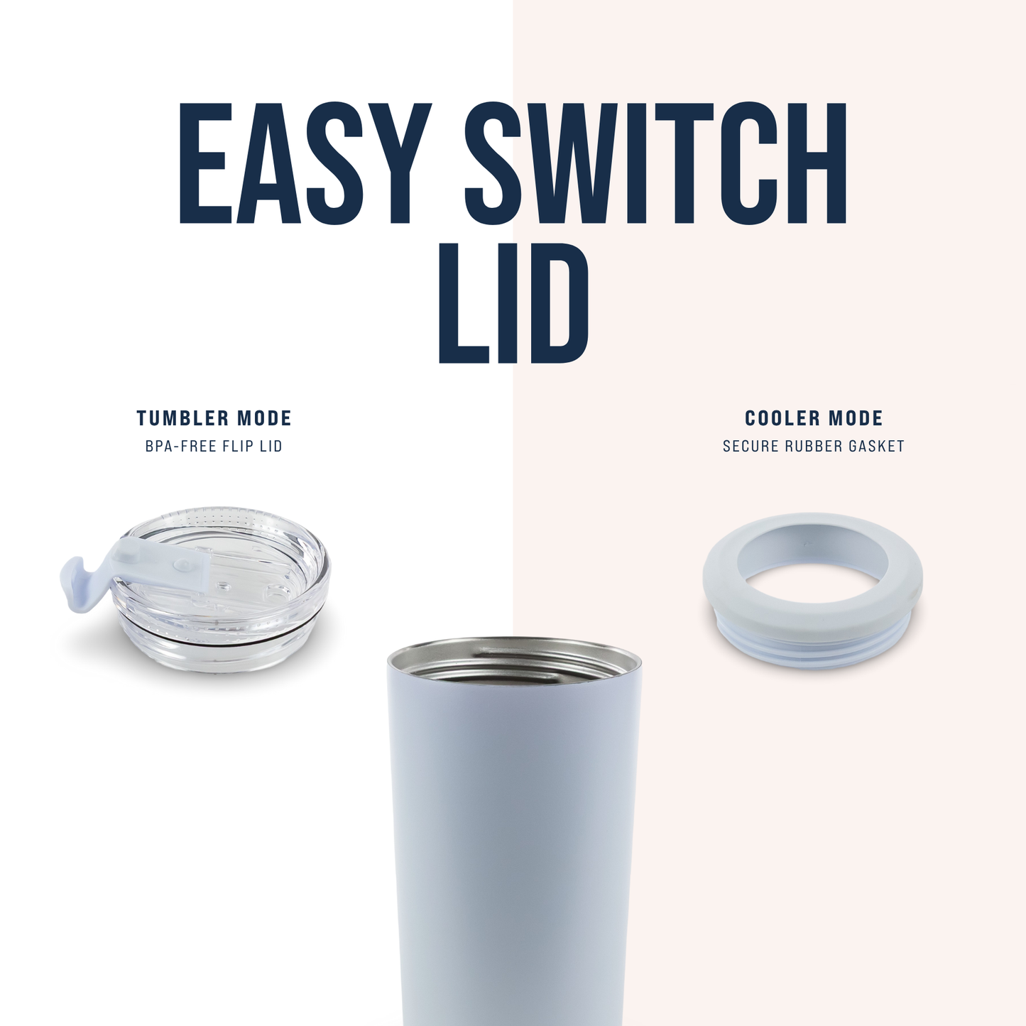 4 in 1 POWDER COATED CAN COOLER