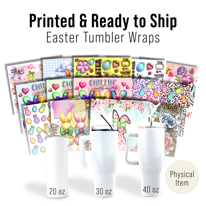 Assorted Ready to Press Sublimation Prints (10 Pack) - Easter