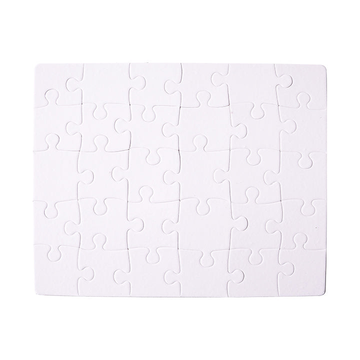 Sublimatable Cardboard Puzzle - 4 Pack - detail view | sublimatable personalized gift blank