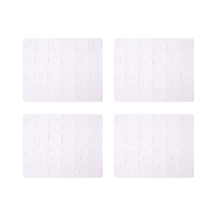 Sublimatable Cardboard Puzzle - 4 Pack - sublimatable personalized gift blank