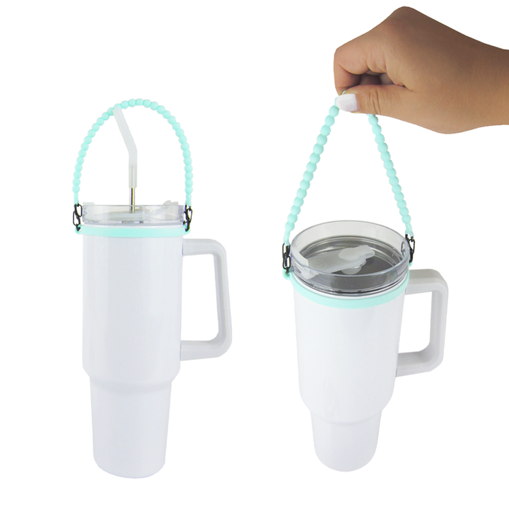 Silicone Portable Rope Handle - Fits 3oz - 40oz Tumblers — Multi Hearts 3 Pack