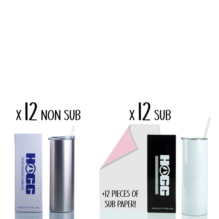 Best of Both Skinny Bundle – (24 Units + Bonus Sublimation Paper)