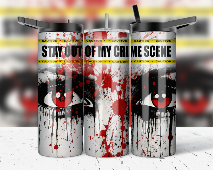 Assorted Ready to Press Sublimation Prints for 20oz Straight Skinny Tumblers (10 Pack) - True Crime