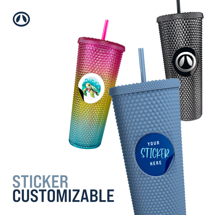 24oz Studded Tumblers