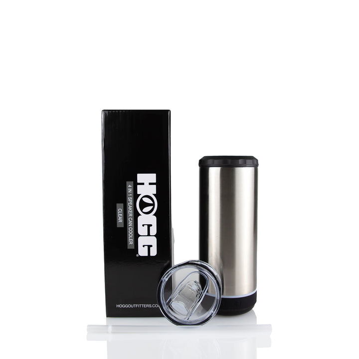 4 in 1 Sublimatable Clear Speaker Can Cooler Case (25 Units) | Clear