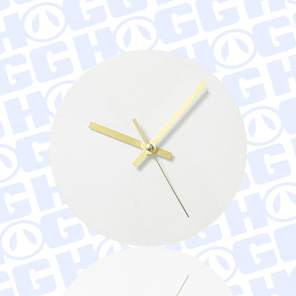 Sublimatable Marble Ceramic Clock - detail view | sublimatable personalized gift blank