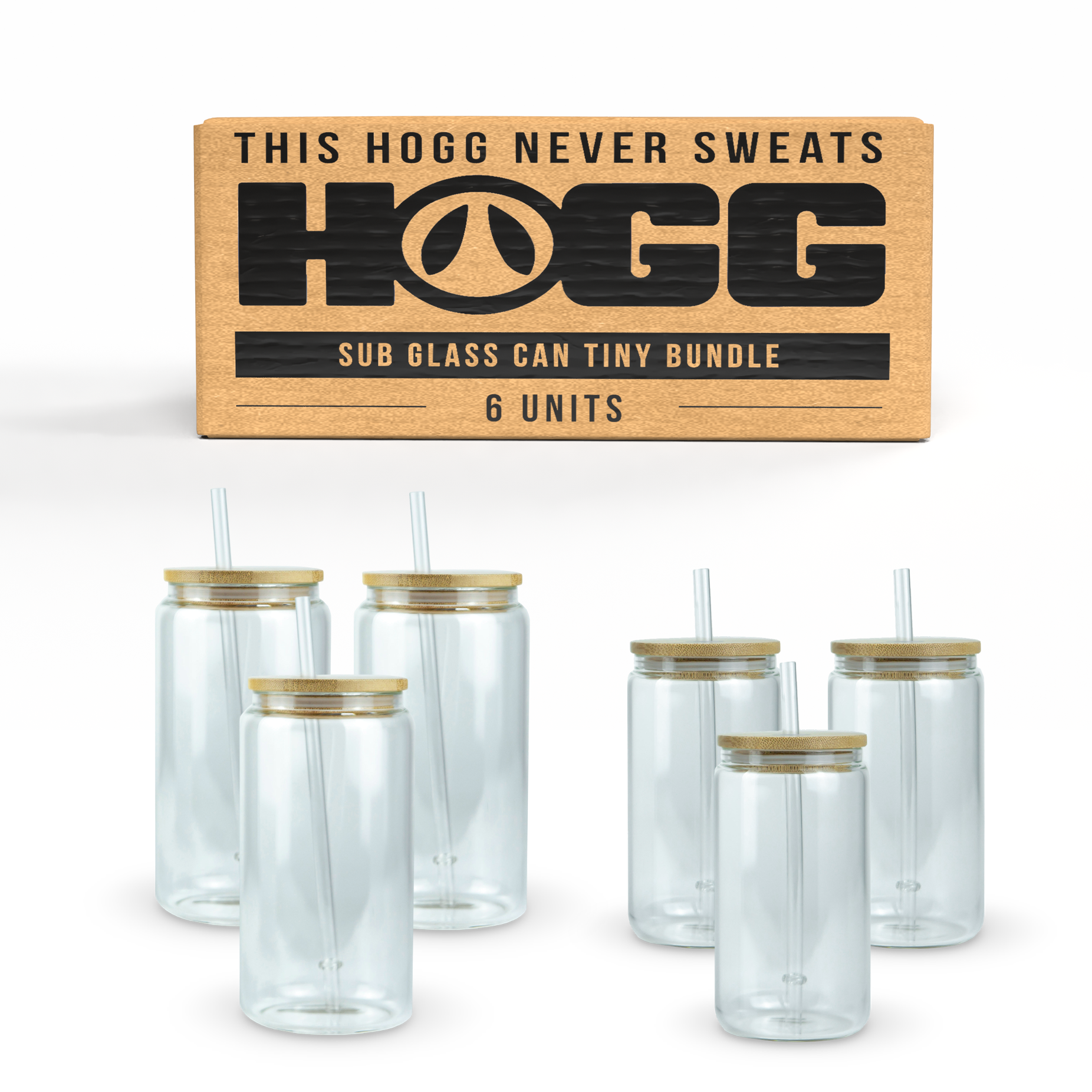 Sublimatable Glass Can Tiny Bundle (6 Units) – The Stainless Depot