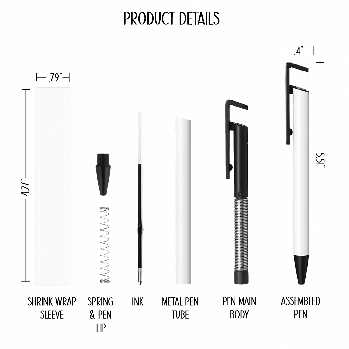 SUBLIMATABLE PENS