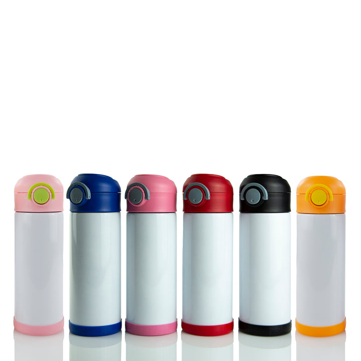 12oz Sublimation Blank Sippy Cup — Color Assortment