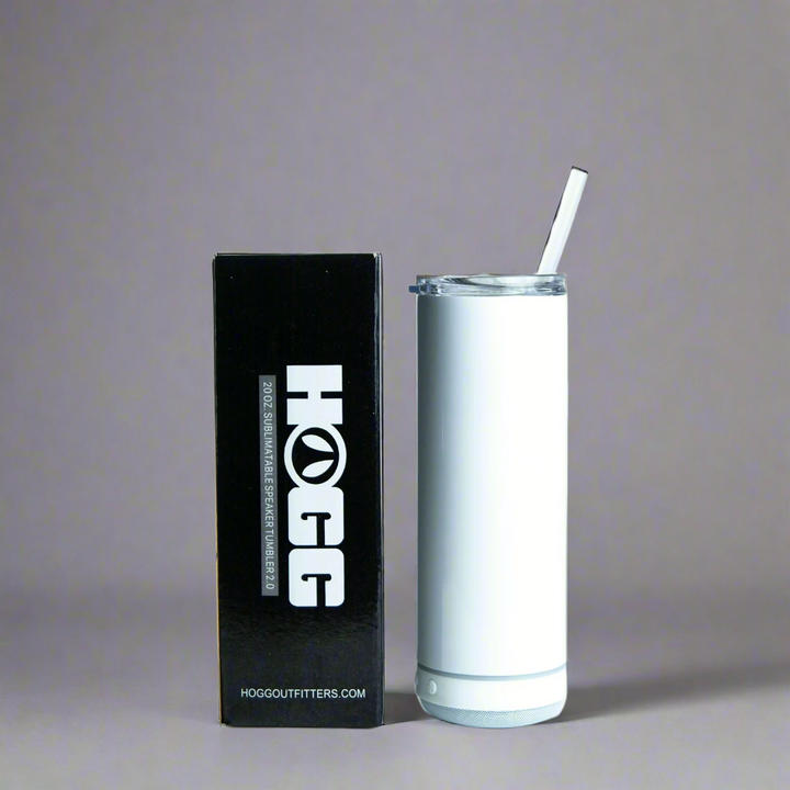 20oz Sublimatable Wireless Skinny Speaker Tumbler 2.0