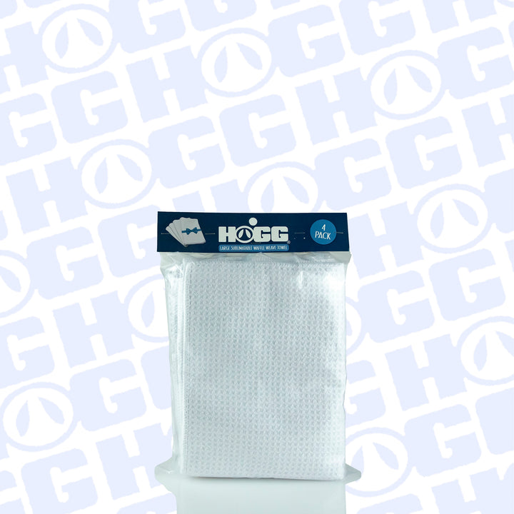 Large Sublimatable Waffle Weave Towel - 4 Pack - detail view | sublimatable textile blank