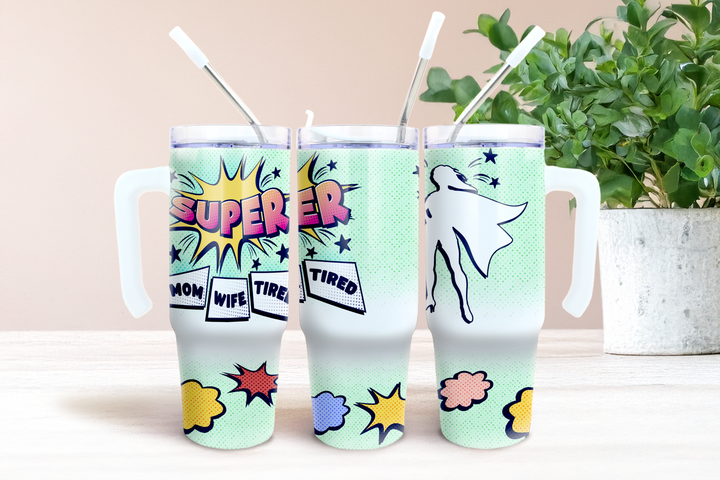 Assorted Ready to Press Sublimation Tumbler Prints (12 Pack) - Mother's Day 2025 — 30oz Grippy