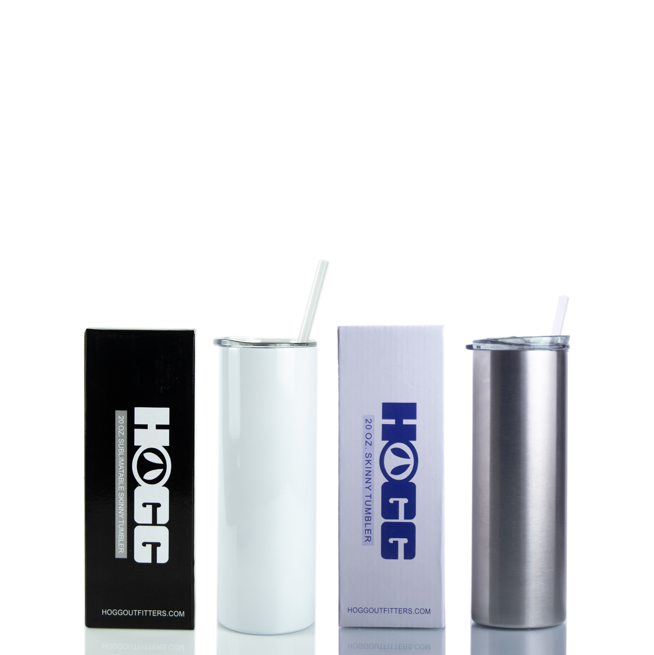 SKINNY BEST SELLERS BUNDLE - 12 of each 20oz SKINNY TUMBLERS & 20oz SUBLIMATABLE SKINNY TUMBLERS (24 UNITS)