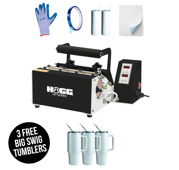 Holiday Heat Press Bundle + 3 Free 40oz Big Swig Tumblers