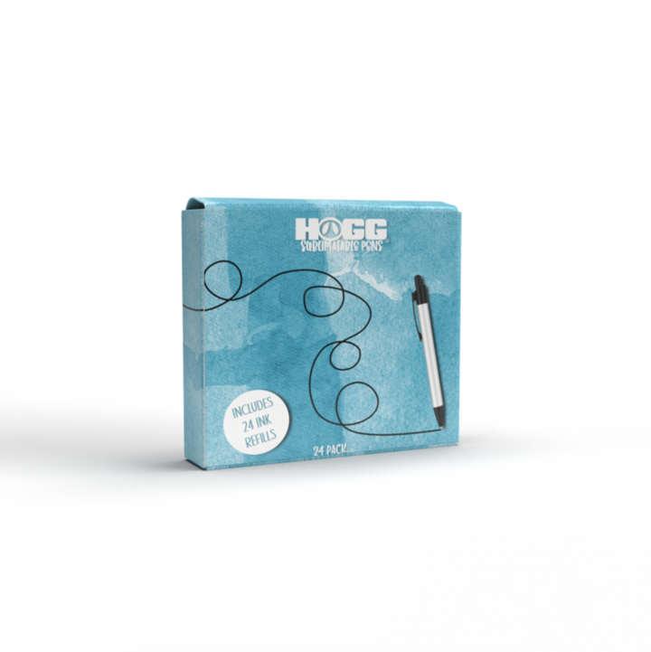 Sublimatable Pens w/ Ink Refills - 24 Pack - front view | sublimatable blank