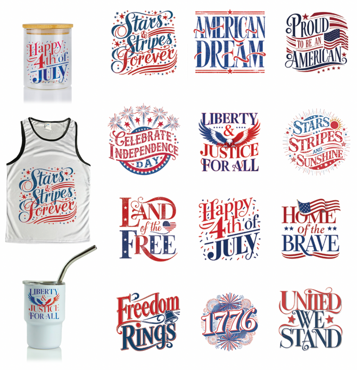 Multi Product Use - Digital Sublimation Designs - July 4th — Classic