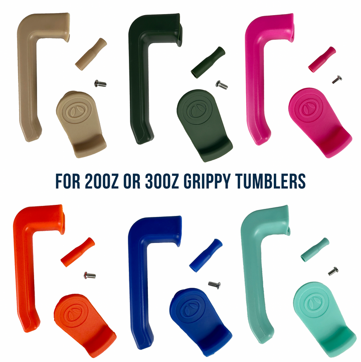 20oz Grippy or 30oz Grippy Accessory Set - tumbler accessory set for HOGG tumbler builds and drinkware businesses