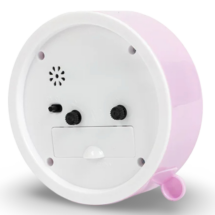 Sublimatable Decorative Alarm Clock - bottom view | sublimatable personalized gift blank