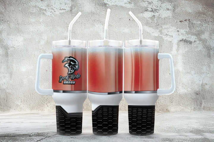 Digital Sublimation Designs - Father's Day 2025 Tumbler Wraps — 40oz Traveler — Sports Mode Daddy