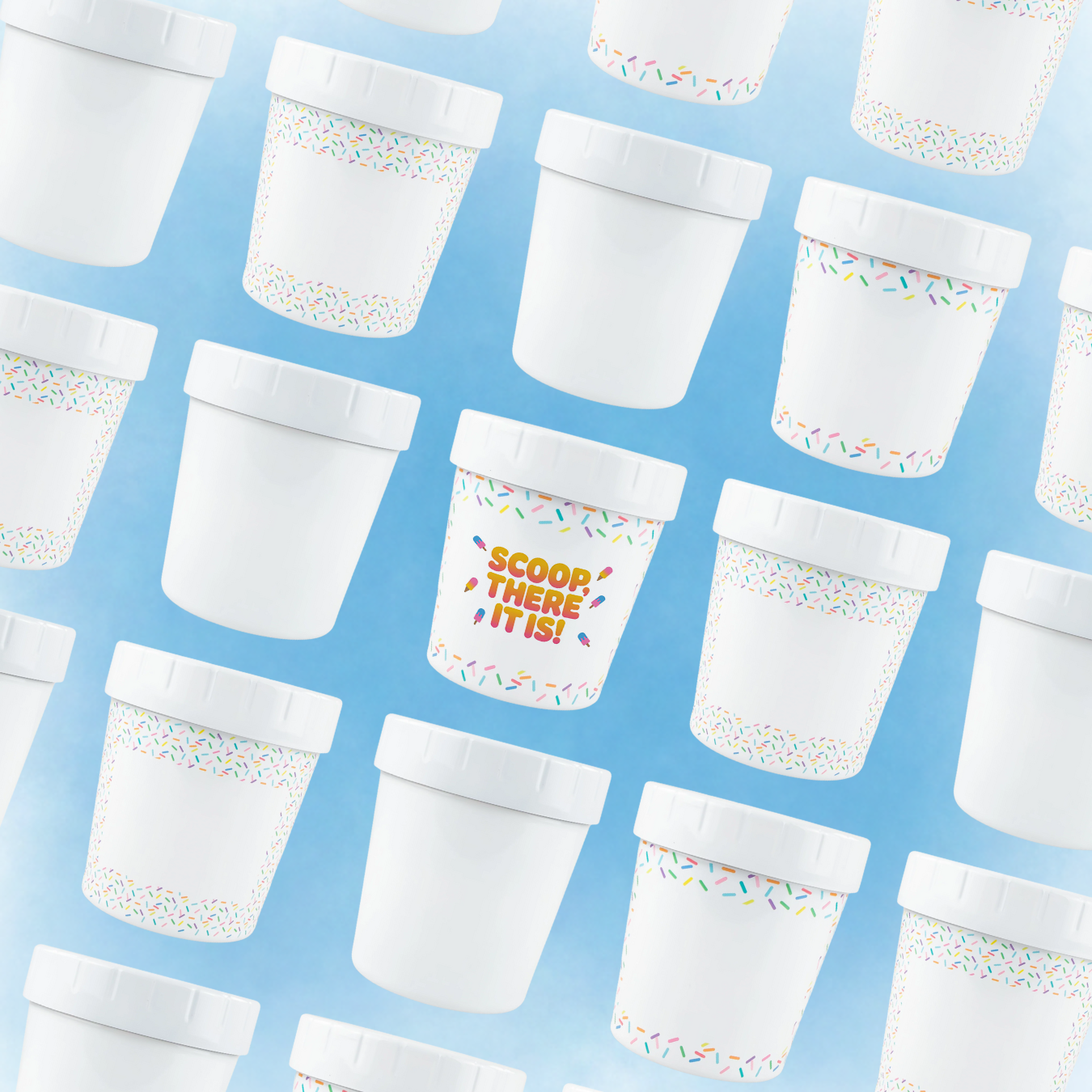 SUBLIMATABLE ICE CREAM CONTAINER