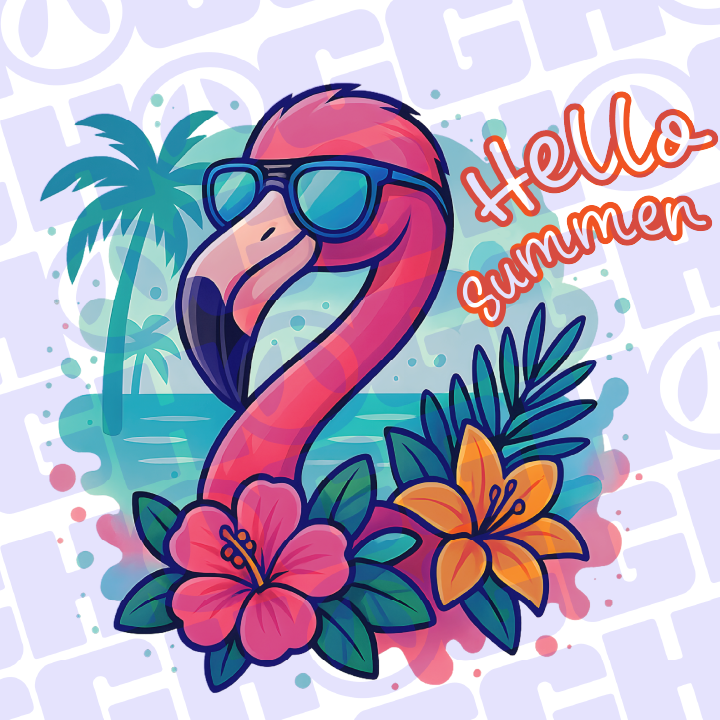 Multi Product Use - Digital Sublimation Designs - Summer Vibes — Flamingo Summer