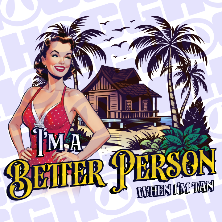 Multi Product Use - Digital Sublimation Designs - Summer Vibes — Retro Tan Babe