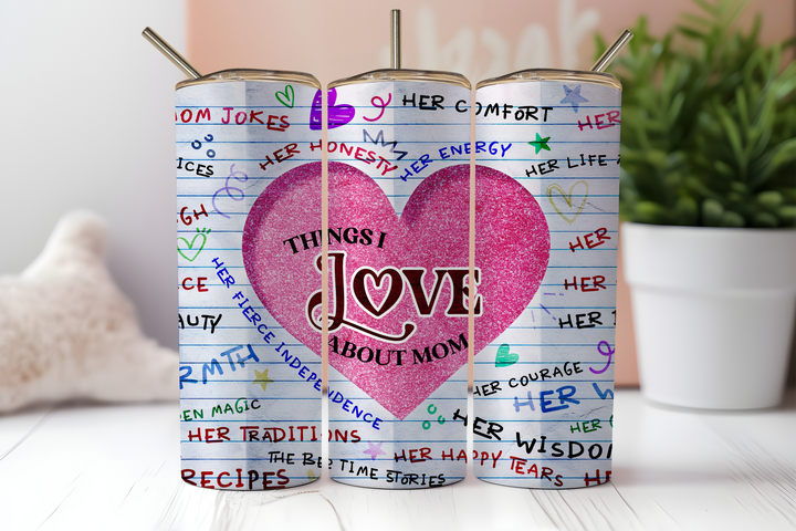 Assorted Ready to Press Sublimation Tumbler Prints (12 Pack) - Mother's Day 2025 — 20oz Skinny