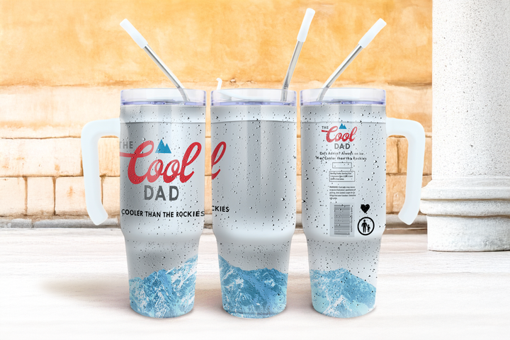 Digital Sublimation Designs - Father's Day 2025 Tumbler Wraps — 30oz Grippy — #1 Pops