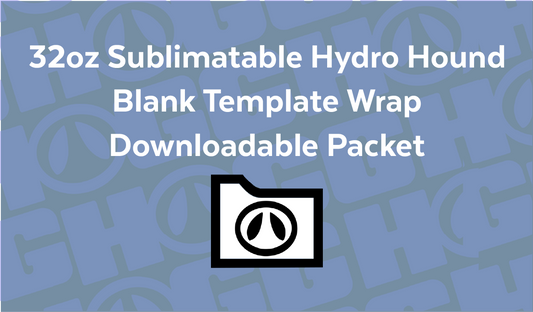 32oz HYDRO HOUND WRAP TEMPLATE