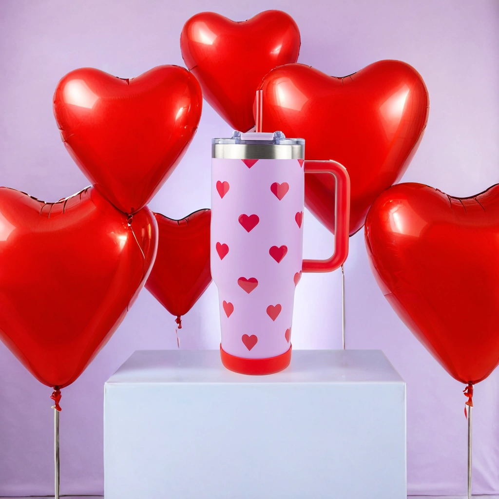 ❤️Sign up for in stock alert❤️40oz POWDER COATED BIG SWIG TUMBLER - VALENTINE'S COLLECTION