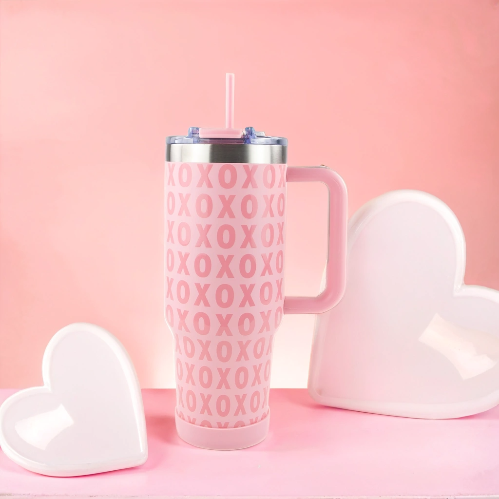 ❤️Sign up for in stock alert❤️40oz POWDER COATED BIG SWIG TUMBLER - VALENTINE'S COLLECTION