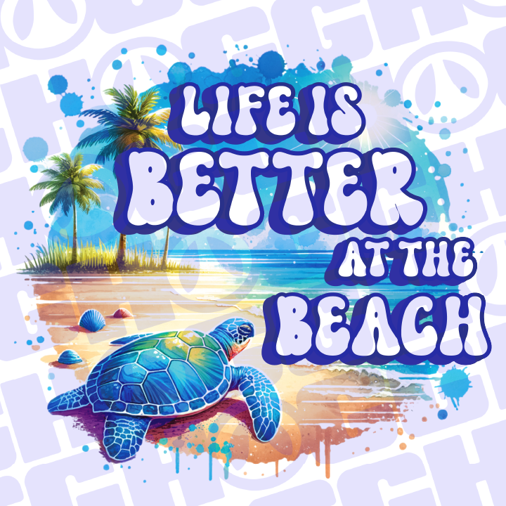 Multi Product Use - Digital Sublimation Designs - Vibrant Beach — Better at the Beach