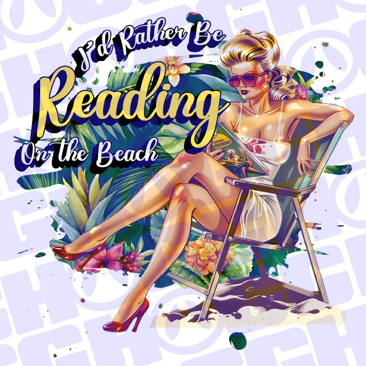 Multi Product Use - Digital Sublimation Designs - Vibrant Beach — Reading Babe
