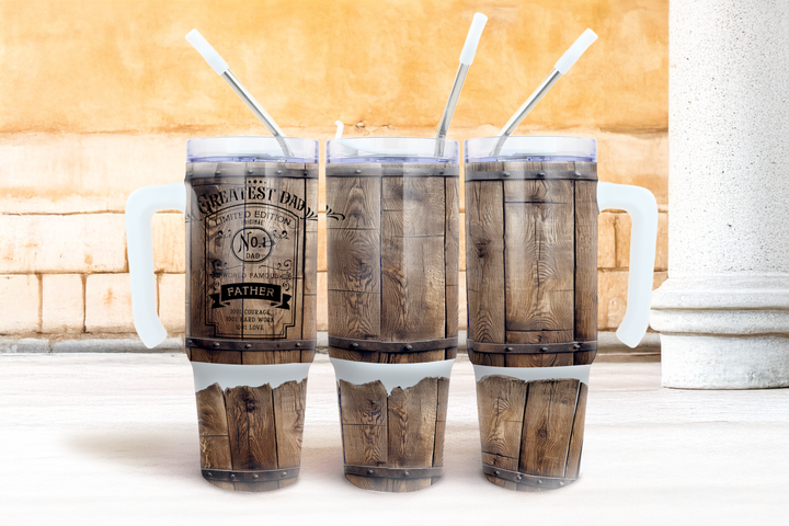 Digital Sublimation Designs - Father's Day 2025 Tumbler Wraps — 40oz Traveler — Rad Dad