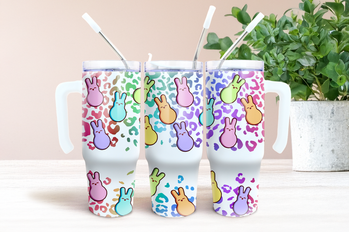 Digital Sublimation Designs - Easter — 30oz Grippy — Wild Peeps Party 1