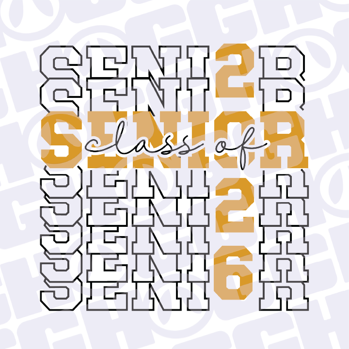 Multi Product Use - Digital Sublimation Designs - Class of 2026 — Class of 2026 Seniors