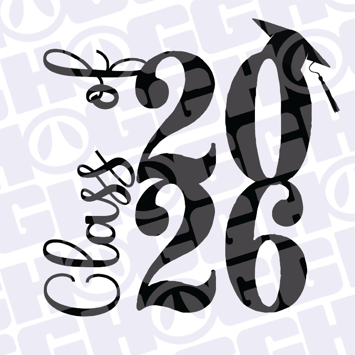 Multi Product Use - Digital Sublimation Designs - Class of 2026 — Simple Class of 2026