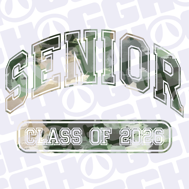 Multi Product Use - Digital Sublimation Designs - Class of 2026 — Camo Seniors
