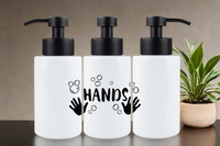 Assorted Ready to Press Sublimation 18oz Soap Dispenser Prints (17 Pack)