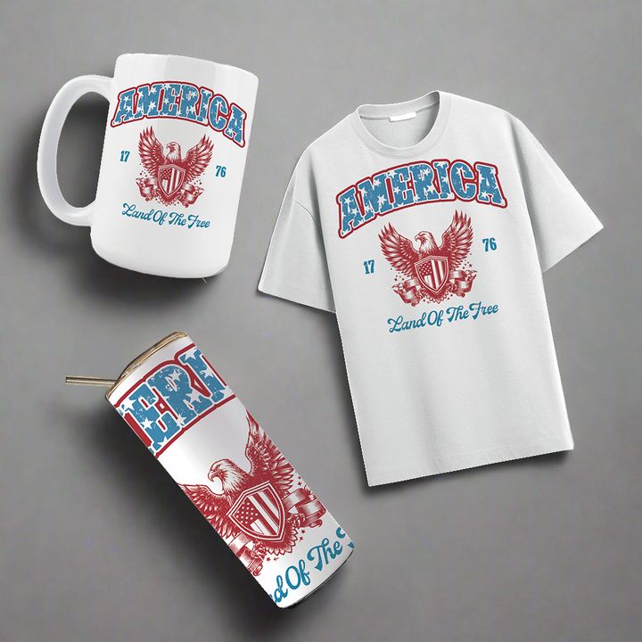 Multi Product Use - Digital Sublimation Designs - Fourth of July — Classy Eagle Emblem